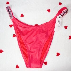NWT - Victoria's Secret Shine Strap Brazilian Bikini Bottom
